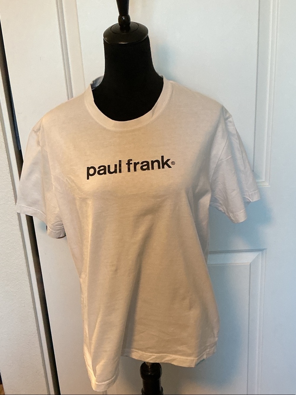 Paul Frank White Tee with Black Logo M